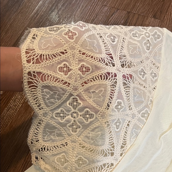 Zara Cream Lace Blouse - Picture 8 of 10